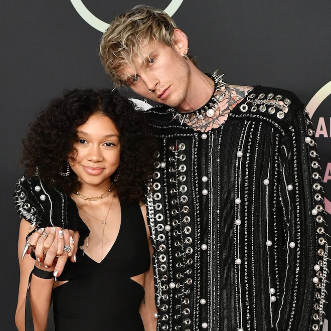 Machine Gun Kelly and daughter Casie Colson Baker bond on the red carpet.
